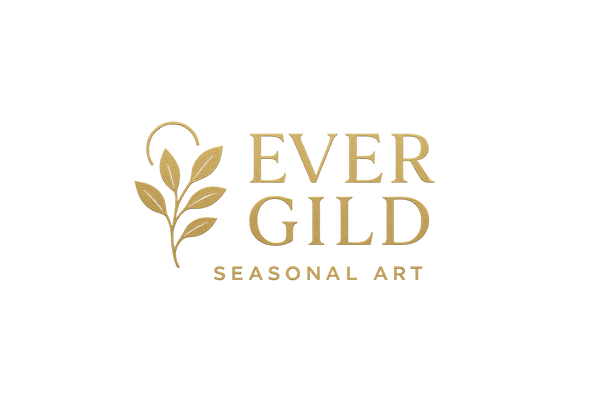 Create a sleek and modern logo design for a company names Ever Gild Seasonal Art